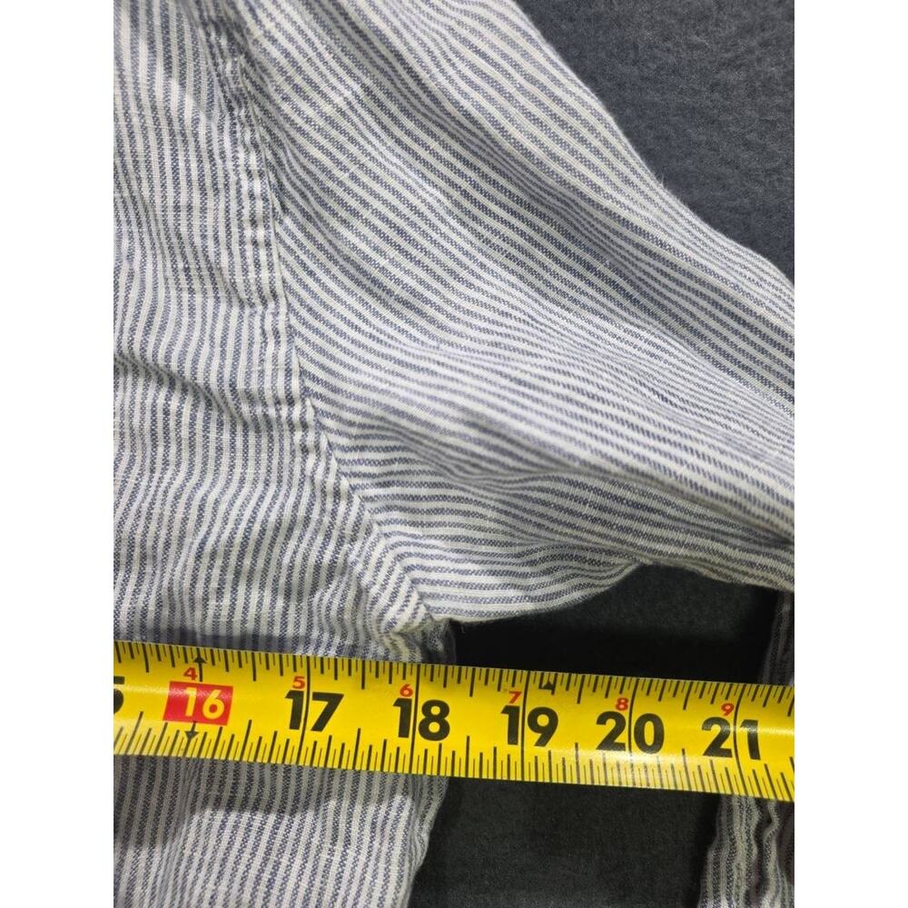Quince 100% Linen Stretch Y2K Selvage Button Down Shirt Small A009404 - Picture 8 of 9